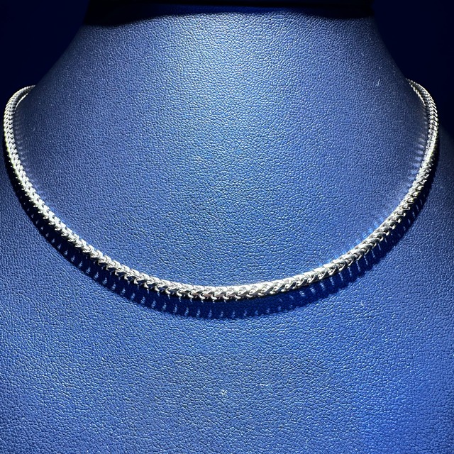 シルバー925 フランクリンチェーン 55cm 4mm | FAMESS JEWELRY