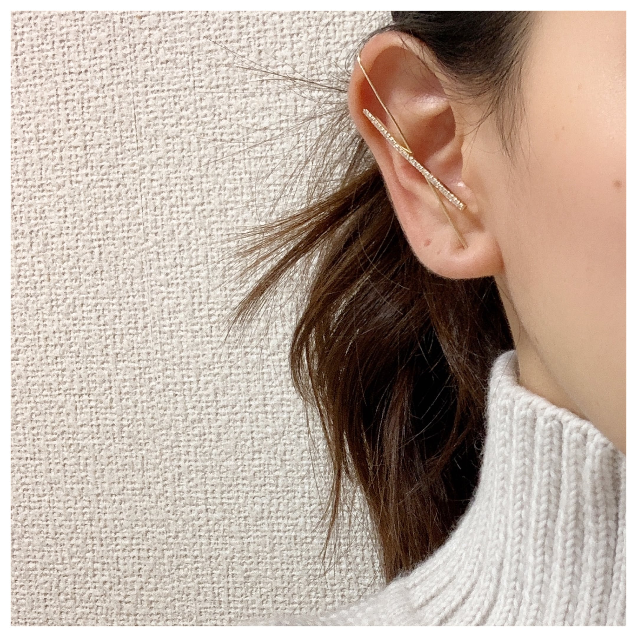 イヤーフックピアス クロス | Spica -スピカ-