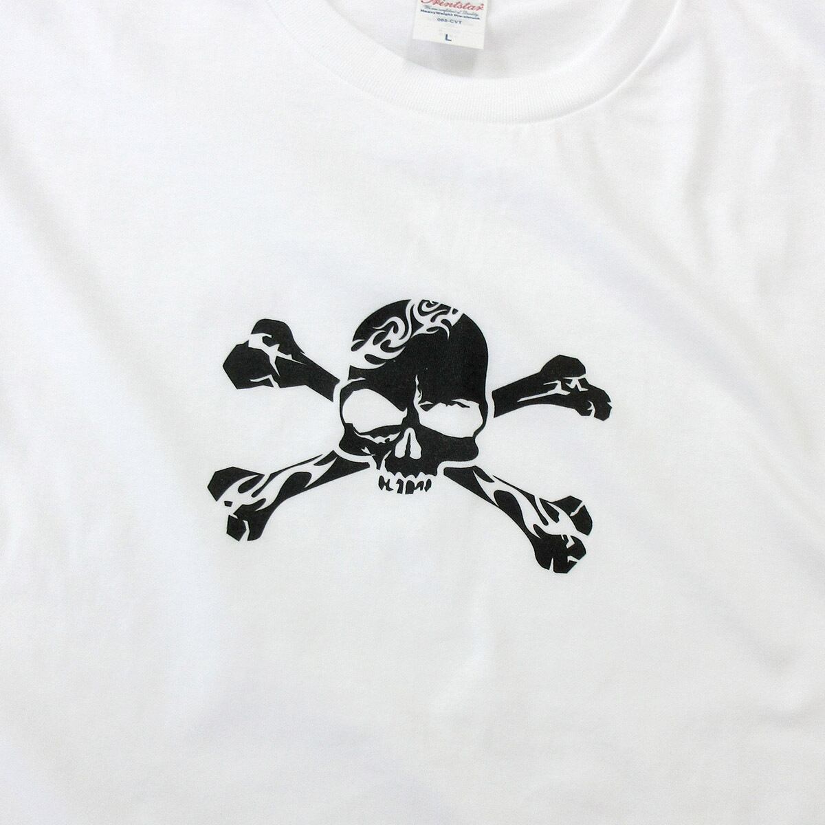 スカル Type-A Tシャツ sk06 髑髏 ドクロ トライバル タトゥーデザイン