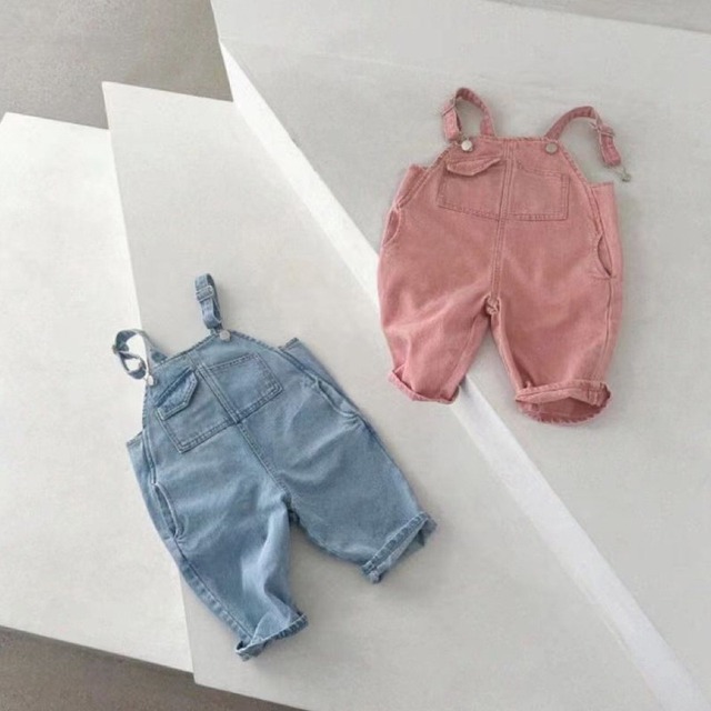 【BABY】カジュアルビッグポケットサロペット