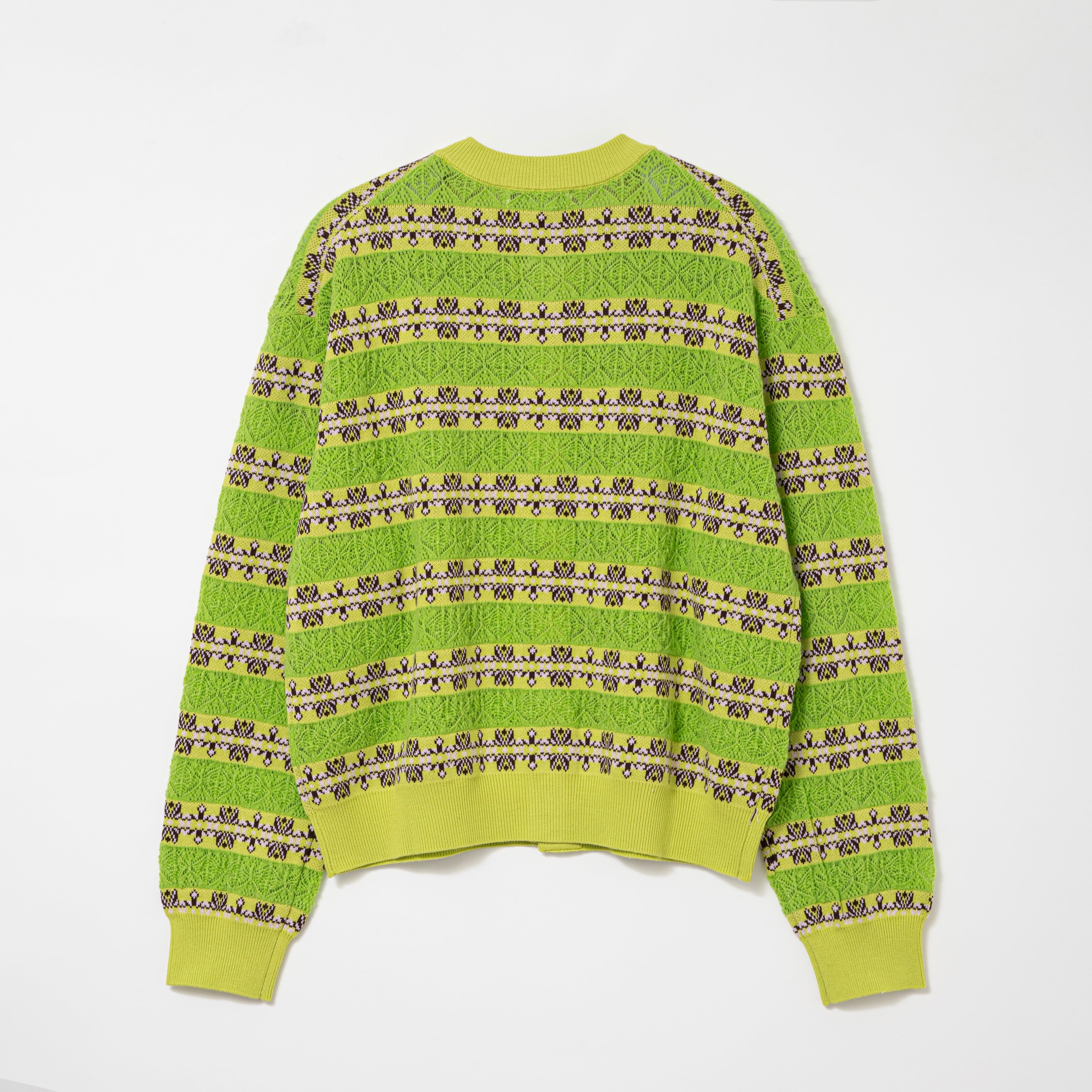 Crew neck cardigan（LIME） | TTTMSW