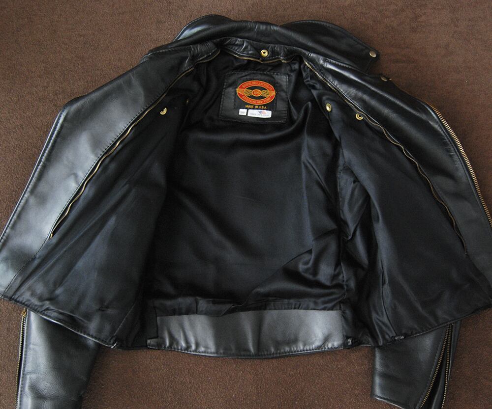 90s ROEBLING LEATHER CO. RIDERS 38 | SECOND TIME GLORY | ヴィンテージレザージャケット専門店  powered by BASE
