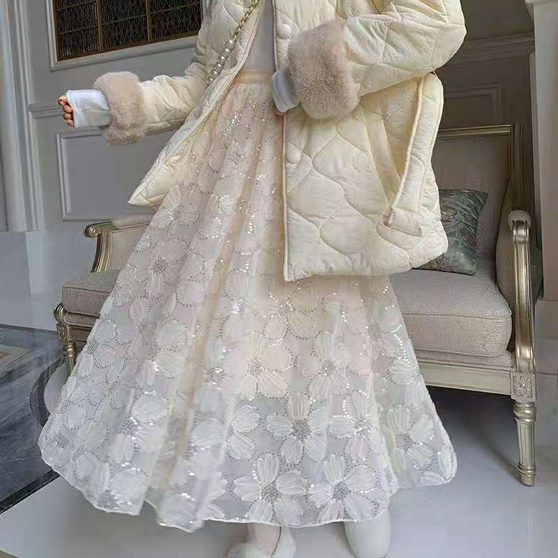 スカート レディース レーススカート ロング丈 ミモレ ミモレ丈 フレア Aライン レース 透け感 かわいい 大人可愛い きれいめ シンプル カジュアル 大人 上品 おしゃれ お洒落 レトロ 送料無料 キュート ガーリー ルーズ 個性的 モード系 エレガント フォーマル とろみ感 抜け感 花柄 春 夏 秋 冬 10代 20代 30代 40代 デート お出かけ 女子会 休日 着回し 普段使い 韓国 コーデ スタイル 楽ちん モテ 定番 プチプラ フリーサイズ ワンサイズ ホワイト ベージュ ブラック