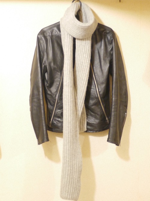 ◆BALENCIAGA.KNITS バレンシアガ ヴァージンウール ロングマフラー◆