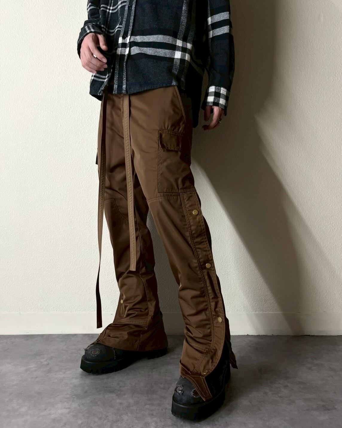 FEAR OF GOD Side-Snap Nylon Cargo Pants USA製
