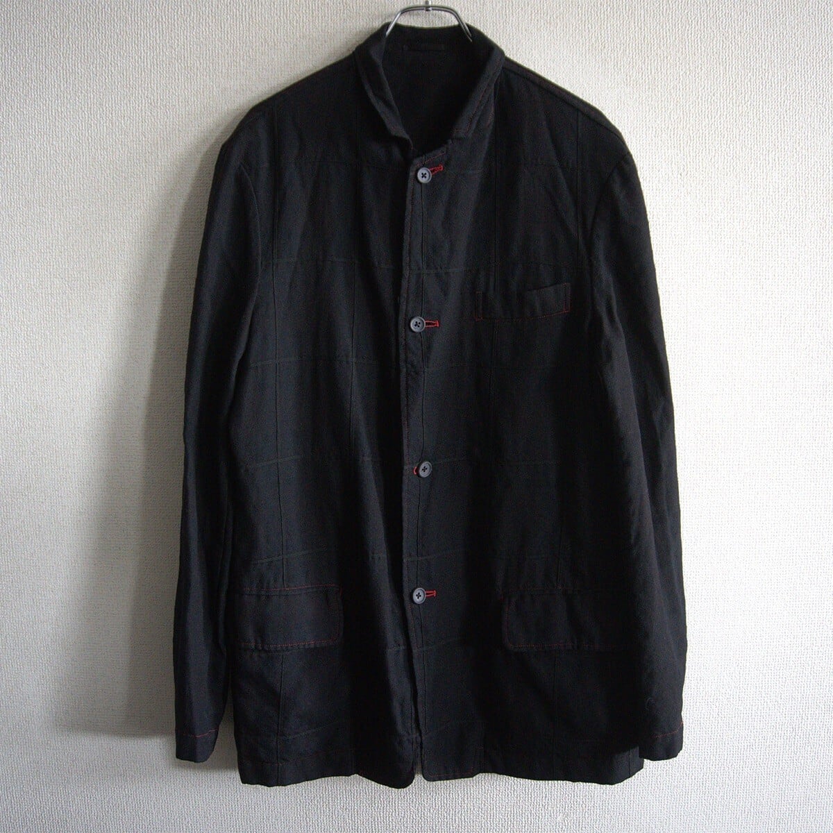 90s/赤タグ】Y's for men【ボックスシルエット レーヨン シャツ 】M