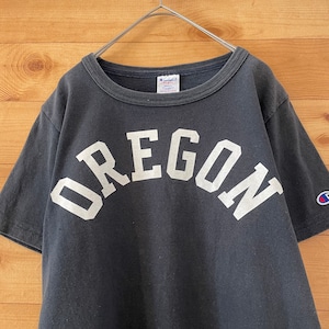 【champion】USA製 名作 T1011 OREGON アーチロゴ プリント Tシャツ S チャンピオン US古着 アメリカ古着