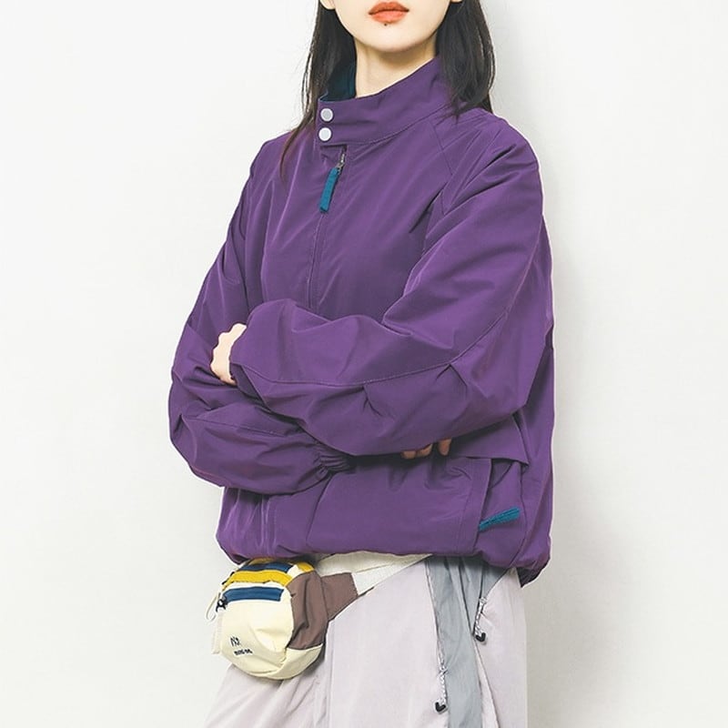 スタンドカラースポーツジャケット C00828