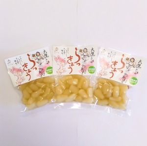 期間限定：鳥取県産 らっきょう酢漬け 3袋セット　送料無料！