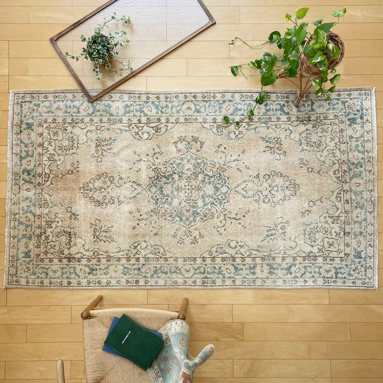 ヴィンテージラグ｜ラージ vintage rug large * ビューティフル 