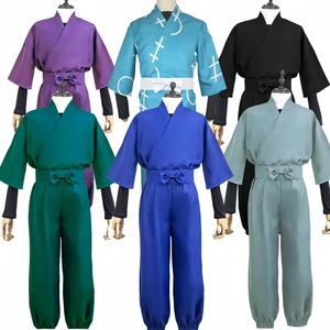 【数量限り】忍たま コスプレ衣装 忍術学園 忍者 1年生 2年生 3年生 4年生 5年生 6年生 コスチューム 大人 cosplay 学園祭 舞台装 変装 頭巾付き 男女兼用