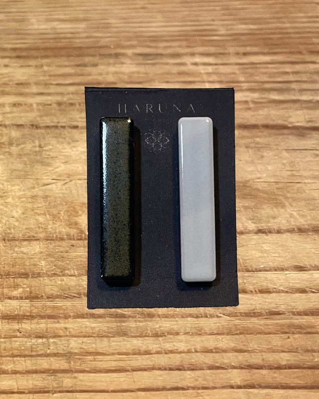 Ceramic Tile Pierced Earrings - Mino-Yaki / 陶器ピアス 美濃焼