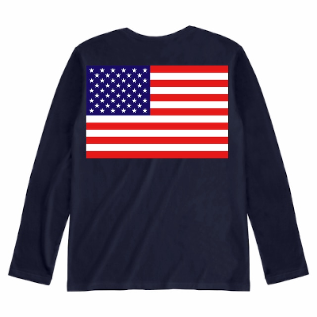 hysteric アメリカ国旗デザイン 長袖Tシャツ 69 カットソー hysteric hysteric アメリカ国旗デザイン 長袖Tシャツ 69 カットソー hysteric