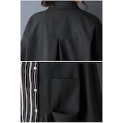 ストライプ 切替 デザイン シャツ 00349