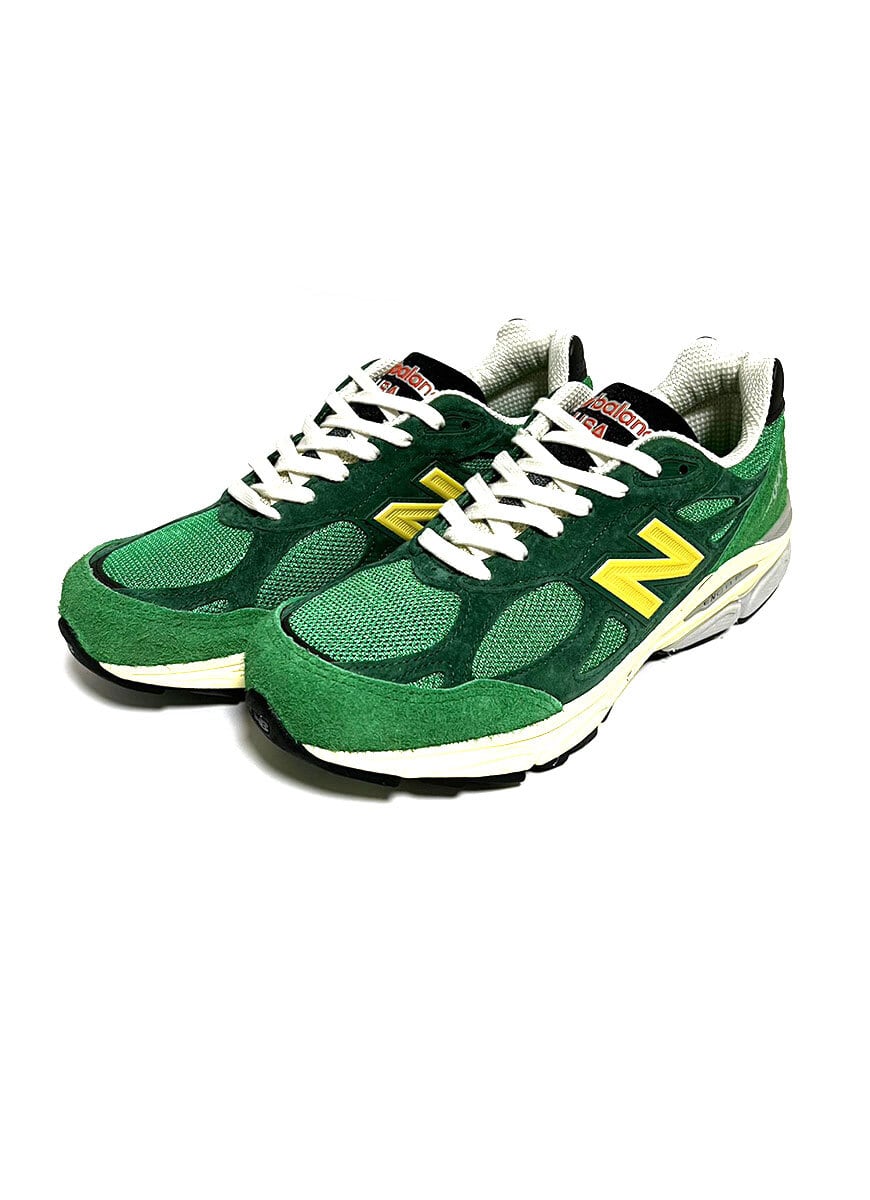 new balance 991 green yellow