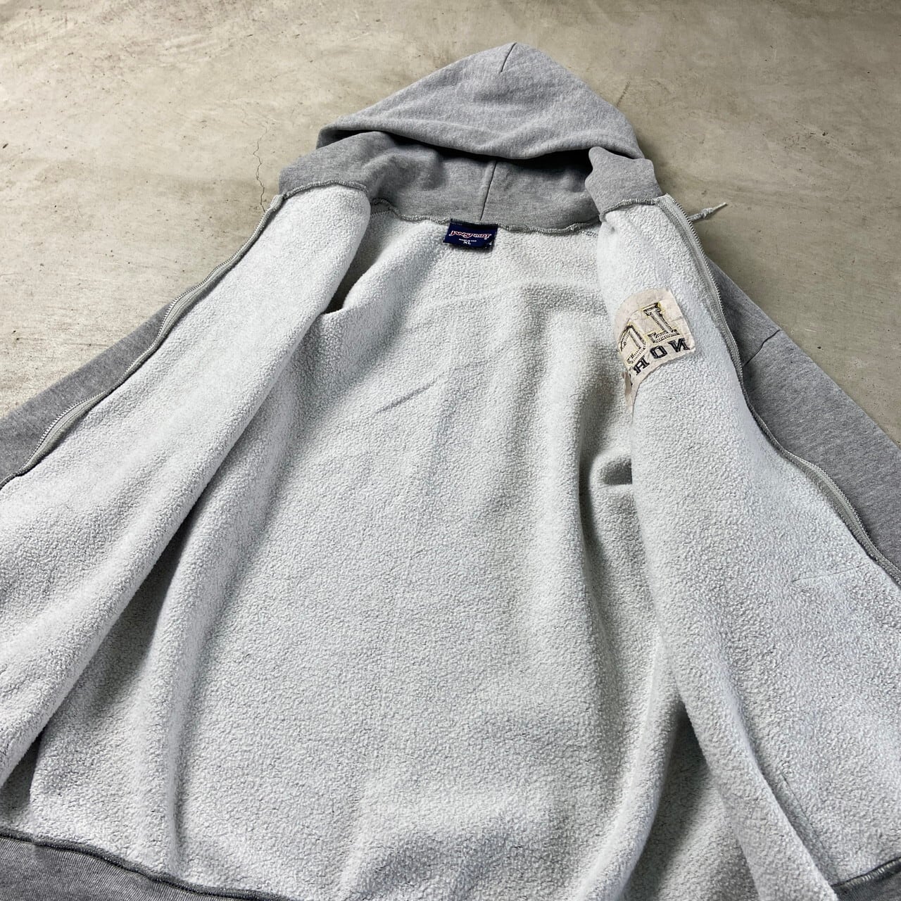 90年代 USA製 JANSPORT ジャンスポーツフルジップパーカー カレッジ