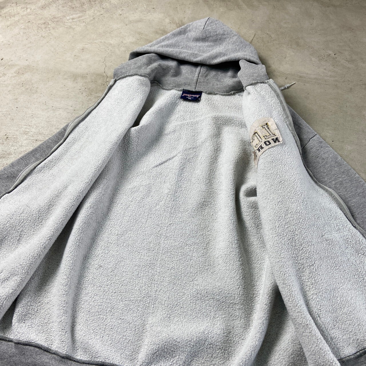 90年代 USA製 JANSPORT ジャンスポーツフルジップパーカー カレッジ 