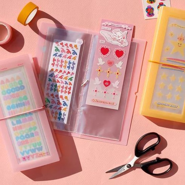 Be On D Deco Pocket Seal Sticker File 韓国 シール ファイル 韓国雑貨 My Maeily マイメイリー 韓国雑貨 韓国シール 文房具