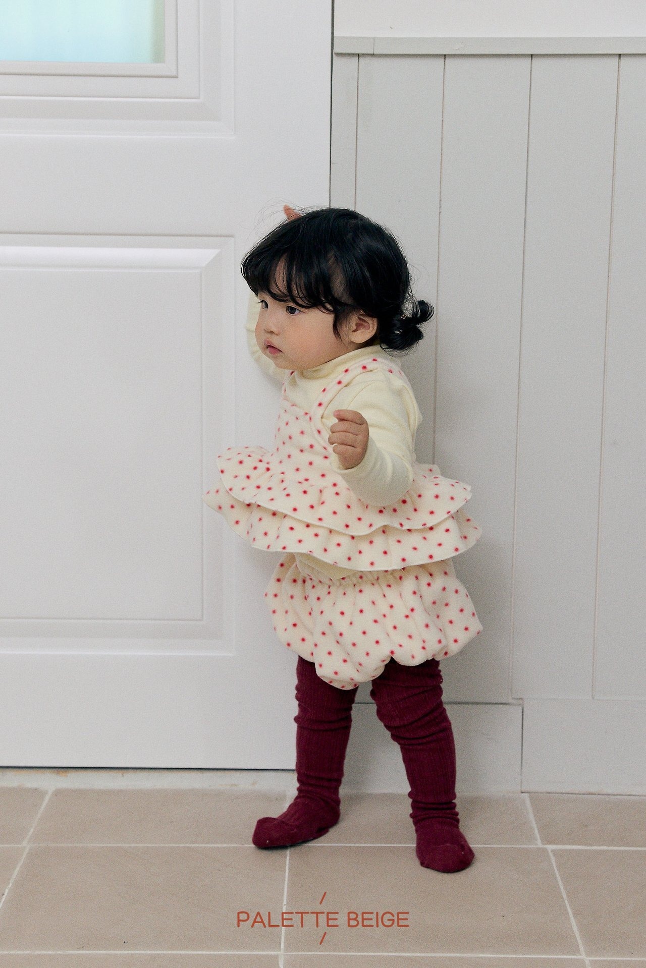 the beige［取寄］dot bustier setup 26winter