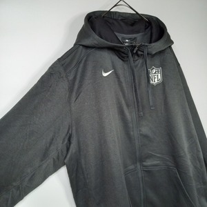 NFL × NIKE　ナイキ　ジップアップ　パーカー　刺繍ロゴ　フリース　XXL