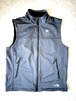 US規格 THE NORTH FACE WINDWALL ソフトシェルベスト L チャコールグレー ノースフェイス 裏フリース 企業刺繍
