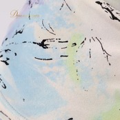 社交ダンス 衣装 Chacott チャコット 日本製 ツーピース セットアップ 上下セット スタンダード ホワイト系 ブルー系 グリーン系 黄緑 水色 トップス ブラウス スカート 花柄 レース 明るい レッスン 練習 パーティ 発表会 透け感 上品 エレガント かわいい カラフル パステル