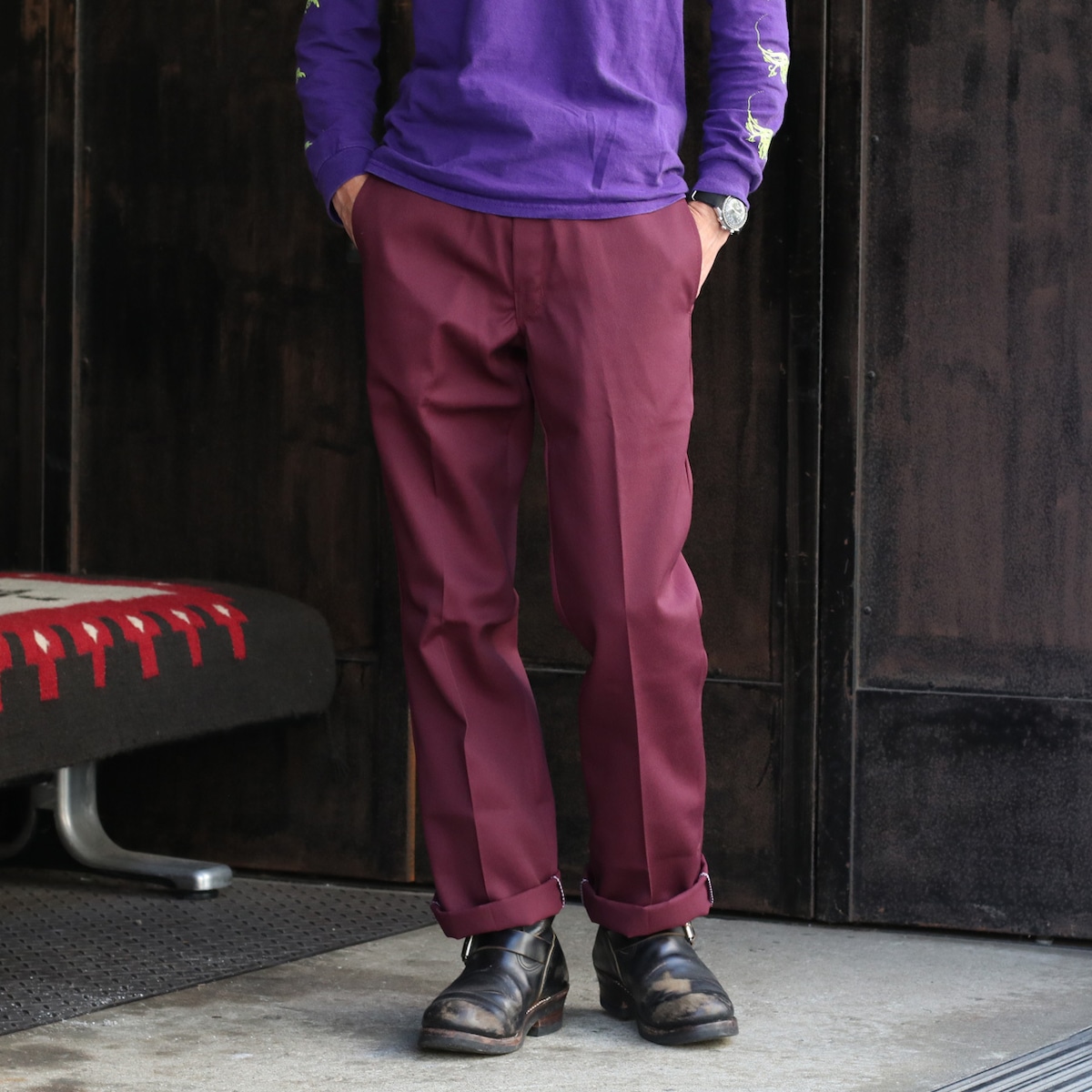 Dickies ディッキーズ 874 ワークパンツ マルーン Original Work Pants 
