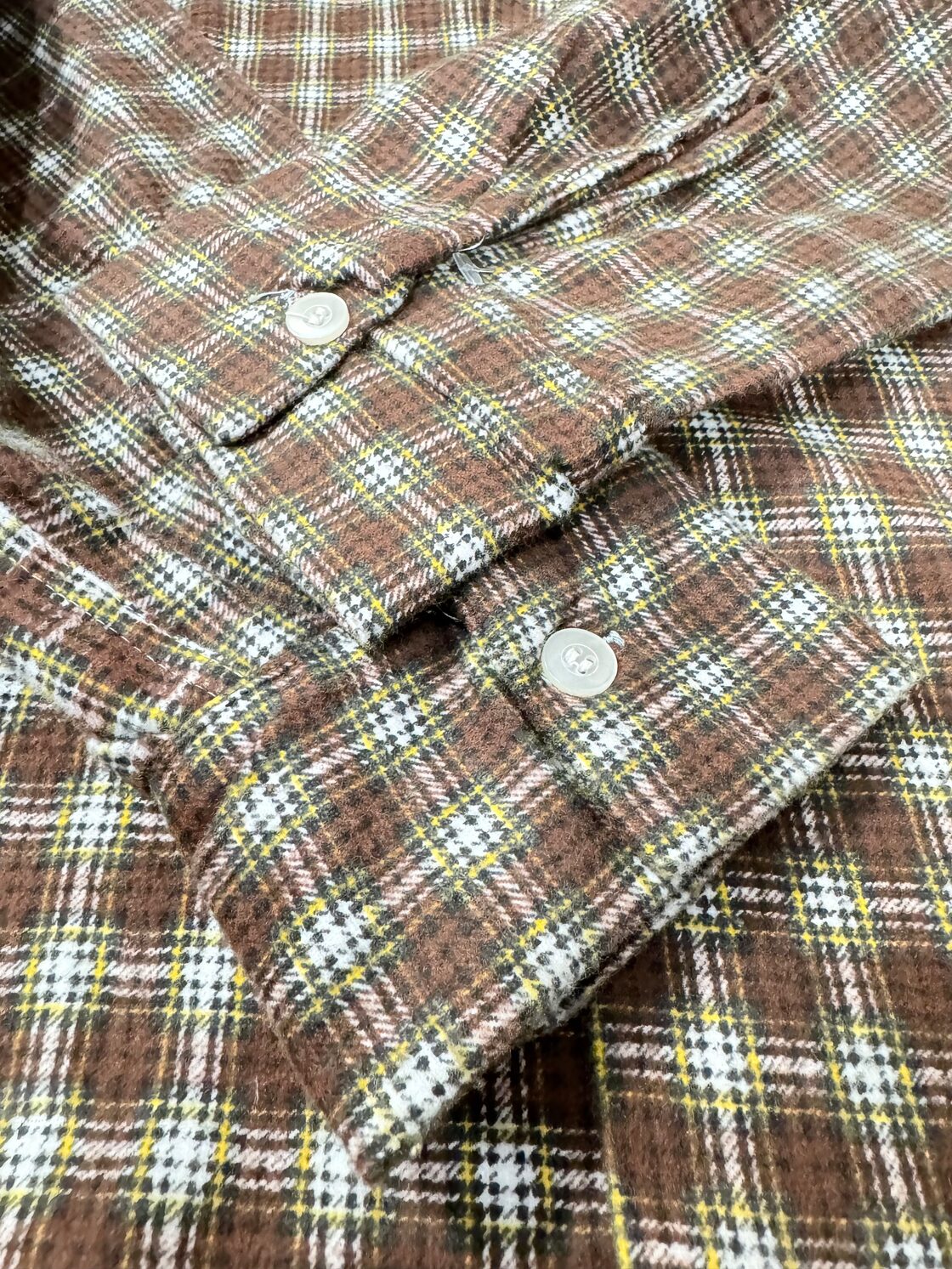 60s jamaica open collar shirt プリントネルシャツ | Pay ID