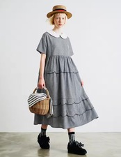 ○imakokoni　オリジナルブラックデザインワンピース　265527