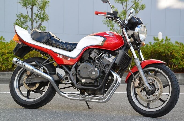 新品ジェイド250 ナカガニ管 50pマフラー 薄型メッキ Jade Daji 2