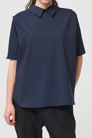 5月上旬お届け予定 2way Collar Blouse - NAVY
