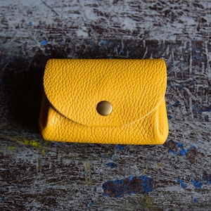 【ウクライナカラー】Caulking coin case -コーキングコインケース / wheat × skyblue（Ukraine）（ccc-2023071301）