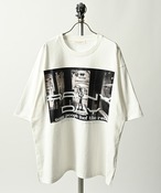 many men many mind Photo Print Tee  RAINYDAY (WHT) M2614060