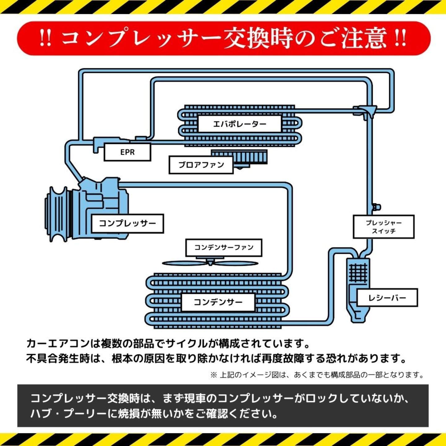 リビルト A/Cコンプレッサー】トヨタ プリウス ZVW30 前期・後期