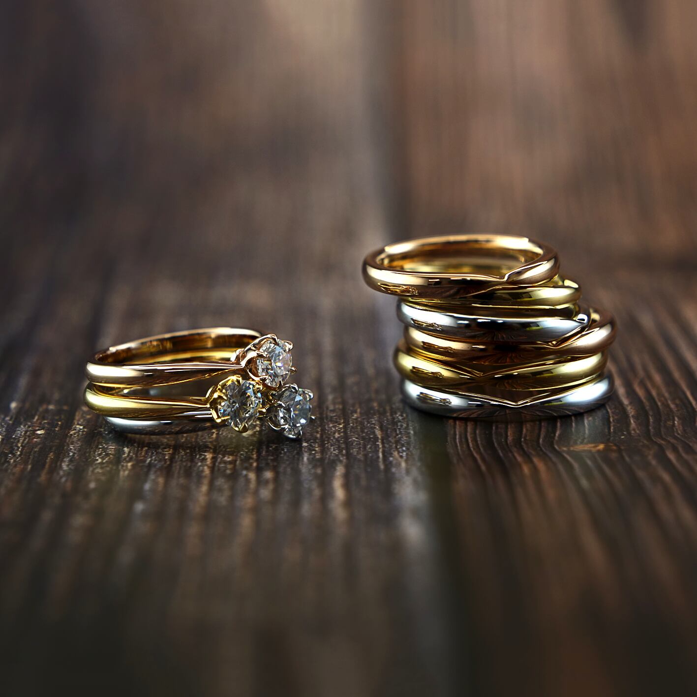 【選べるカラー / シルバーエンゲージリング 婚約指輪】SV925 モアサナイト 婚約指輪 エンゲージリング モアッサナイト シリーズ007