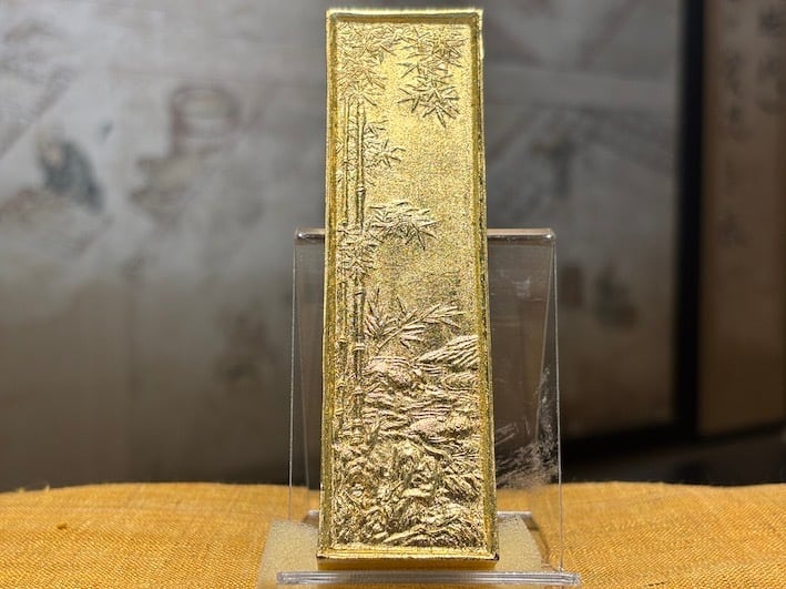 金巻き 高級菜種油煙墨 鶴亀 | 古梅園製墨販売部