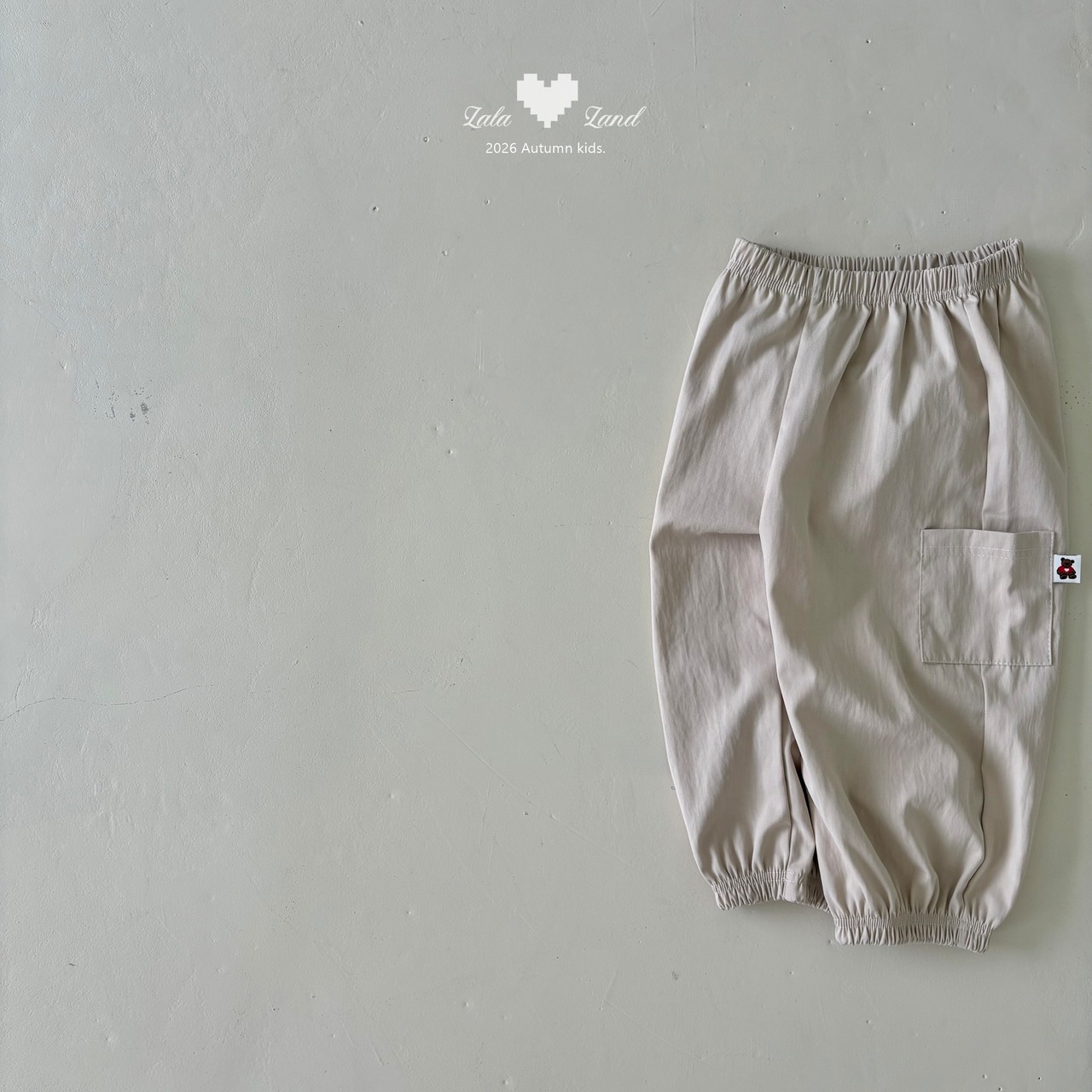 韓国子供服 / LALALAND / 26Autumn / モード カーゴ パンツ / 秋服 / キッズ *XS~XL*