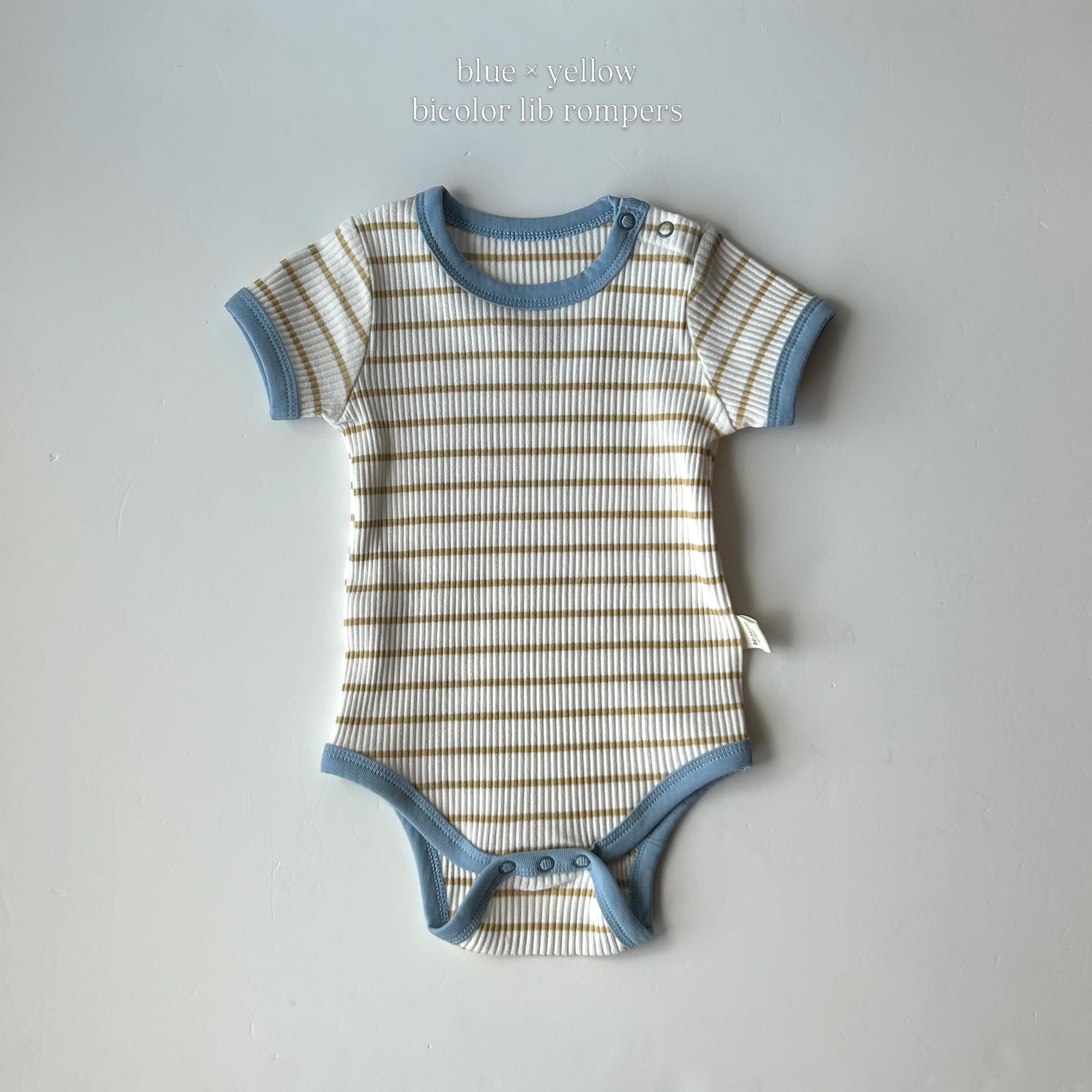 bicolor lib rompers