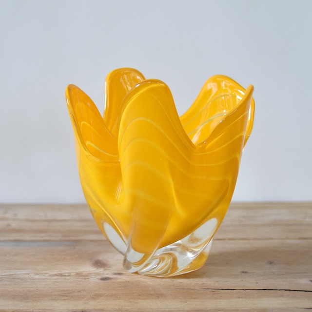 Glass Flower Vase / ガラス フラワーベース (花瓶) / 2208BNS-004