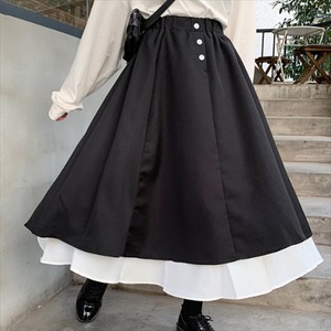【送料無料】 ロングスカート スカート ロング ロング丈 アンクル丈 マキシ丈 フレア Aライン シンプル ハイウエスト ウエストゴム かわいい 大人可愛い きれいめ カジュアル 大人 上品 おしゃれ お洒落 レトロ こなれ感 コンサバ系 ラフ 抜け感 モード系 無地 春 秋 30代 40代 レディース 女性用 ママ ママ服 デート お出かけ お呼ばれ 休日 お茶会 女子会 授業参観 着回し 普段使い 重ね着 韓国 韓国系 ファッション コーデ スタイル 楽ちん 体型カバー 定番 プチプラ 着痩せ 黒