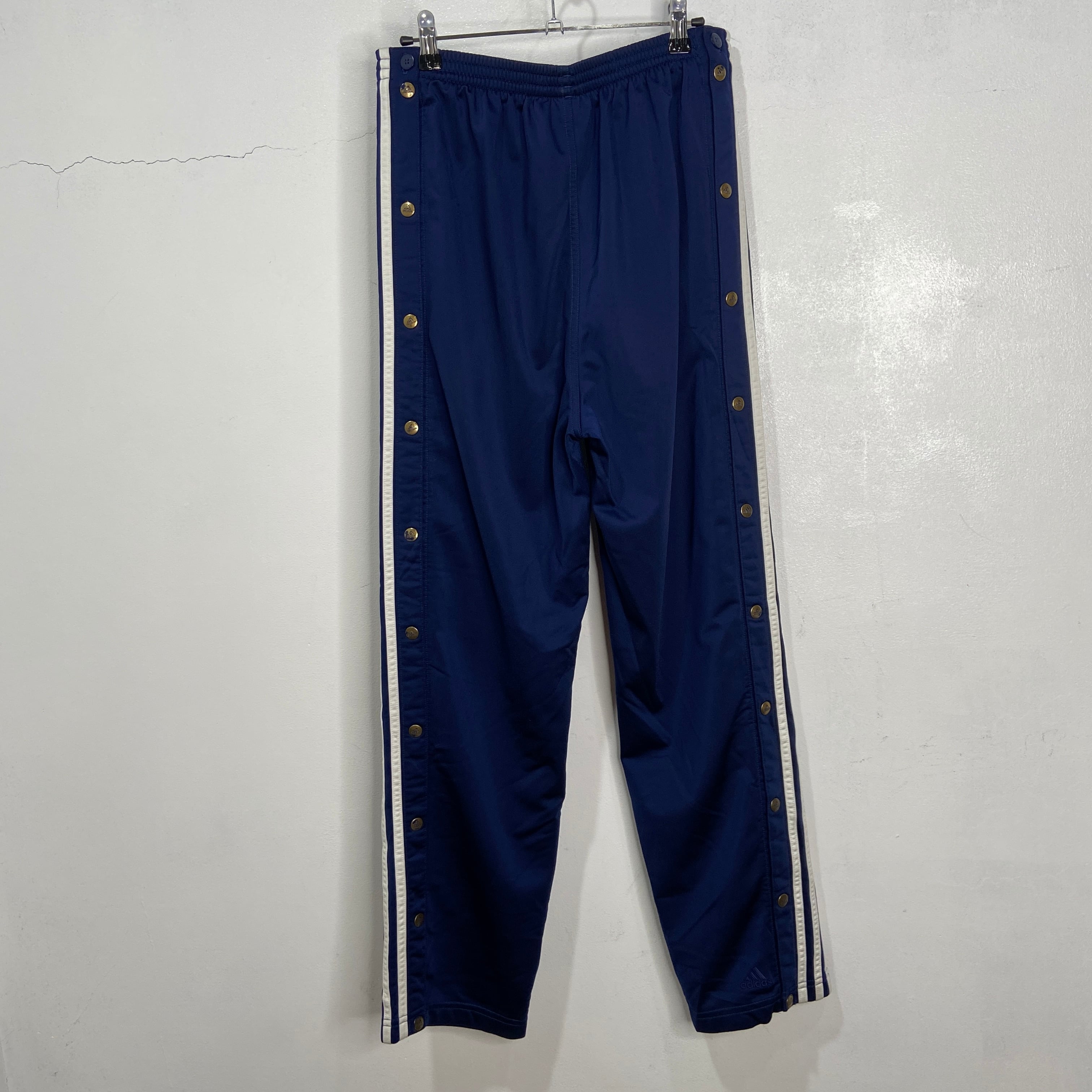 90s adidas サイドスナップボタントラックパンツ バスパン 90s adidas サイドスナップボタントラックパンツ バスパン