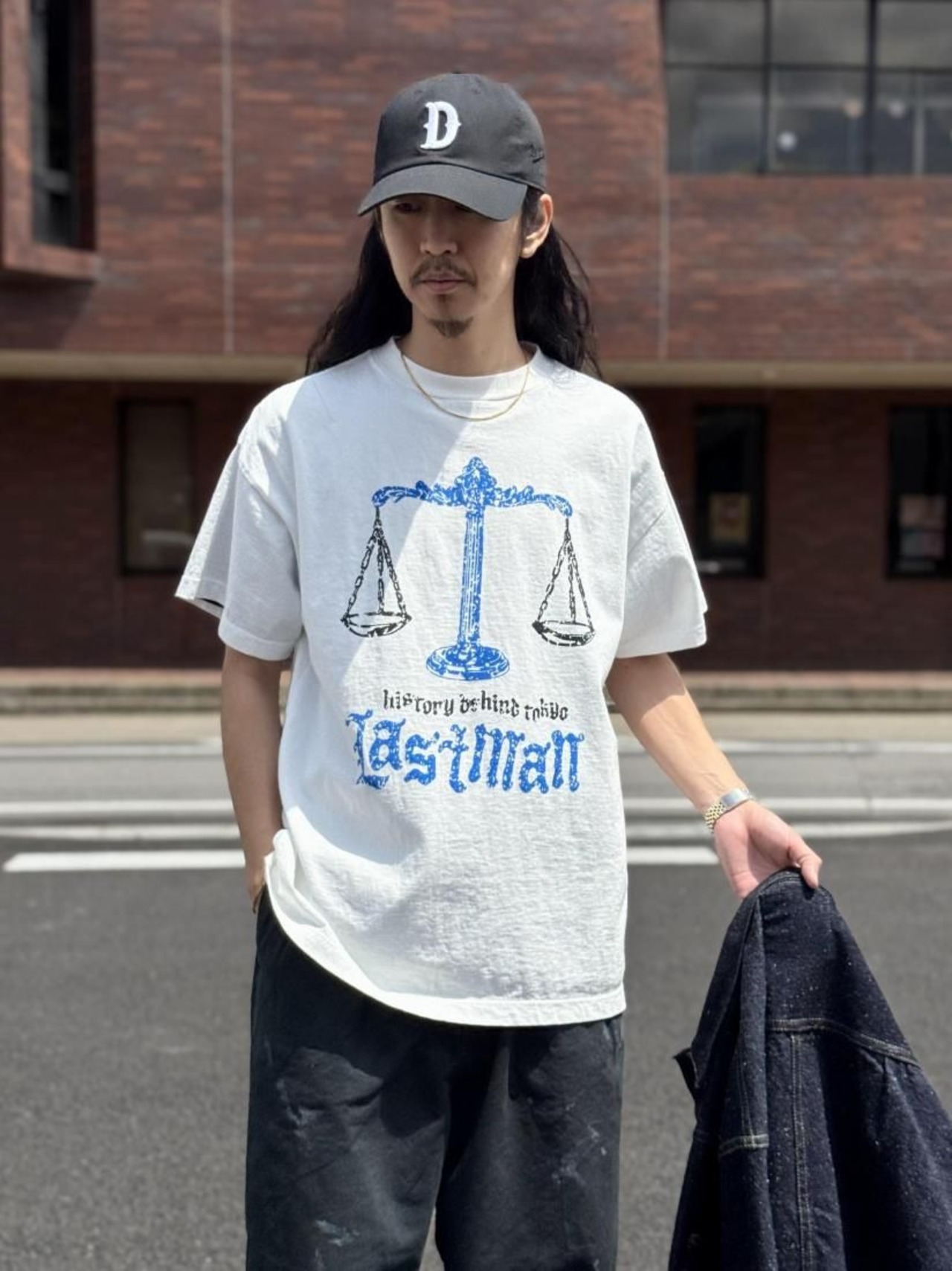 【LASTMAN】PRINTED T-SHIRTS "BALANCE"