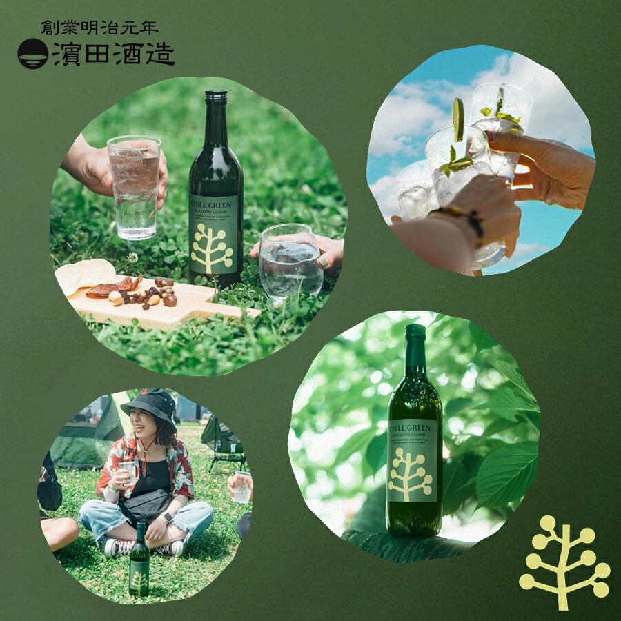 チルグリーン 麦焼酎 ボタニカル CHILL GREEN spicy & citrus 720ml 6