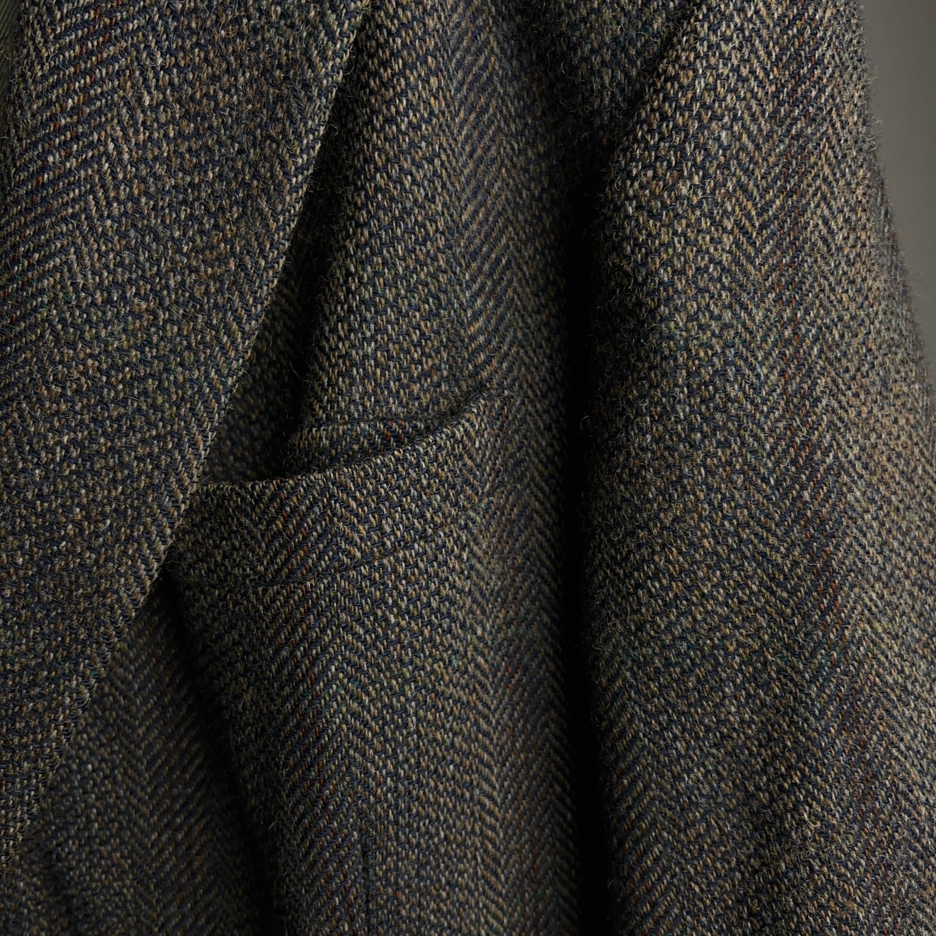 80's~90's 'Burberrys' HBT Tweed Tailored Jacket 80年代 90年代 バーバリー  ツイードテーラードジャケット【1000A818】【送料無料】