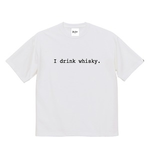 drink T-shirt【white】