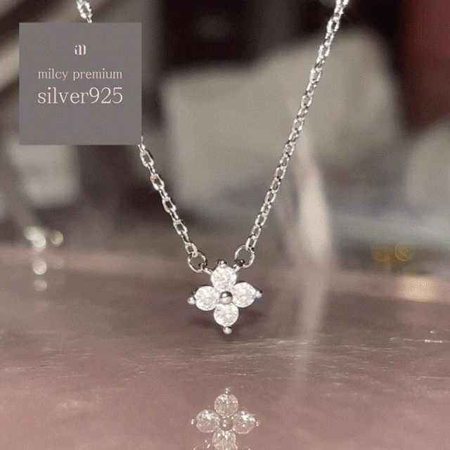 【silver925】mini flower necklace