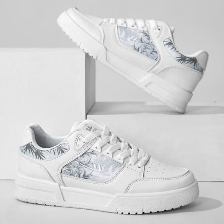 水墨画風プリント　カジュアルスニーカー　YS00137