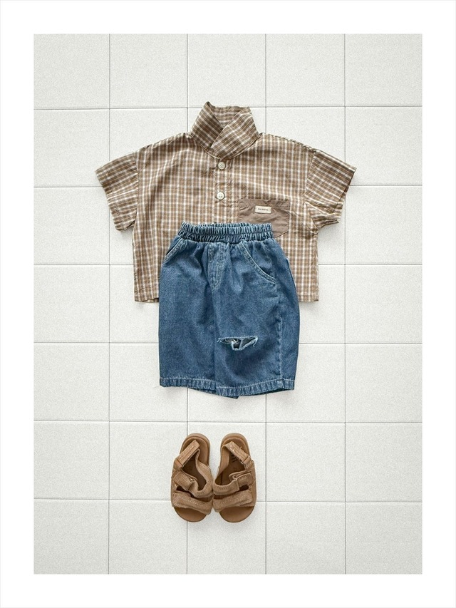 《予約》送料無料 【ONU】summer checkshirt