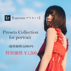 Presets Collection for Portrait Lightroom Classic CC用プリセット