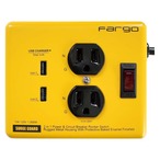 Fargo スチールタップ AC2個口 USB2個口 3.4A PT410YE